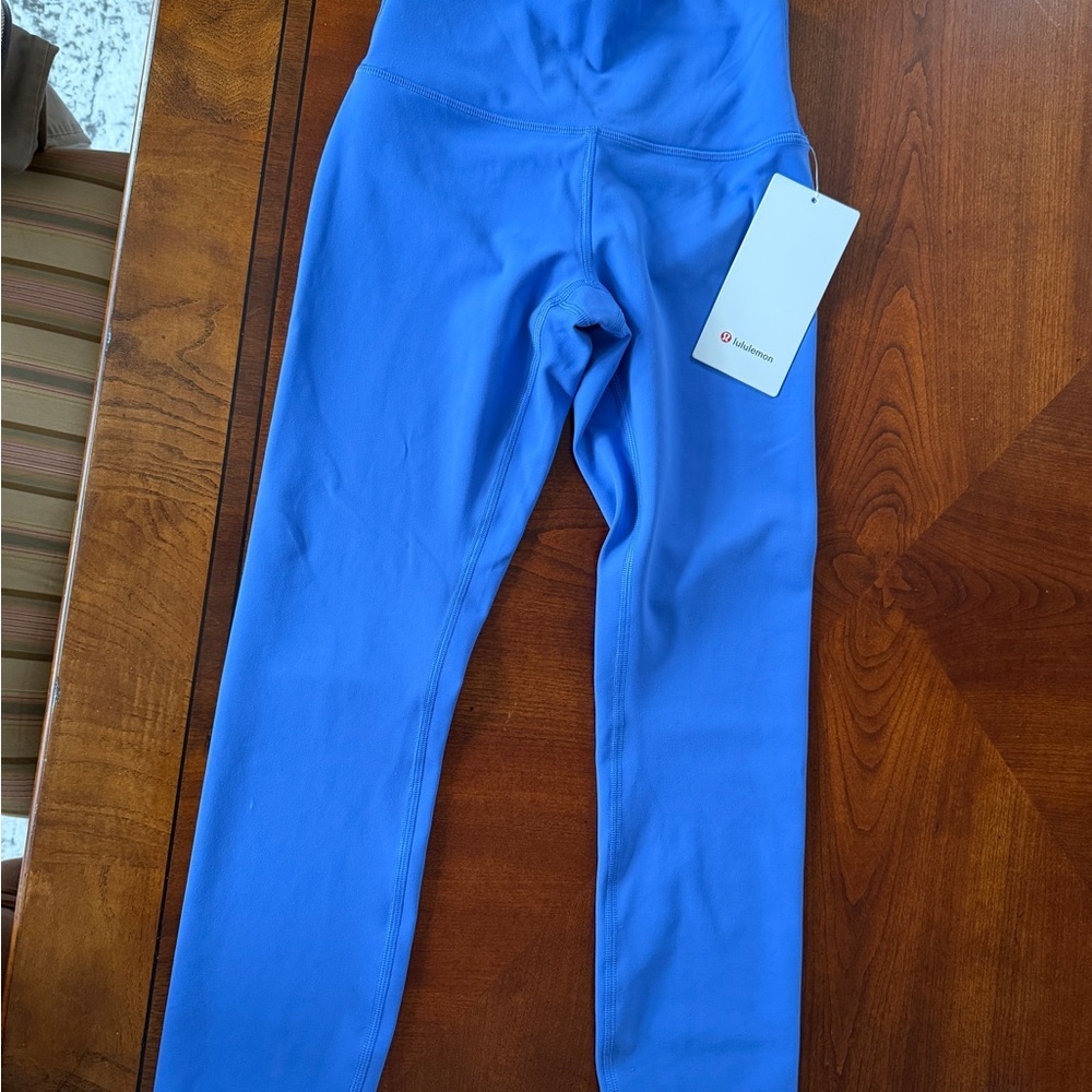 Lululemon Wunder Train HR Crop 23" wild indigo size 4 NWT - Picture 2 of 7